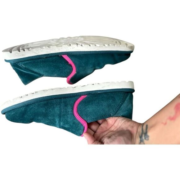 Ugg Australia Teal Kenton Slippers Men's Size 9 Comfy Cozy Leisure Pink - Picture 8 of 10